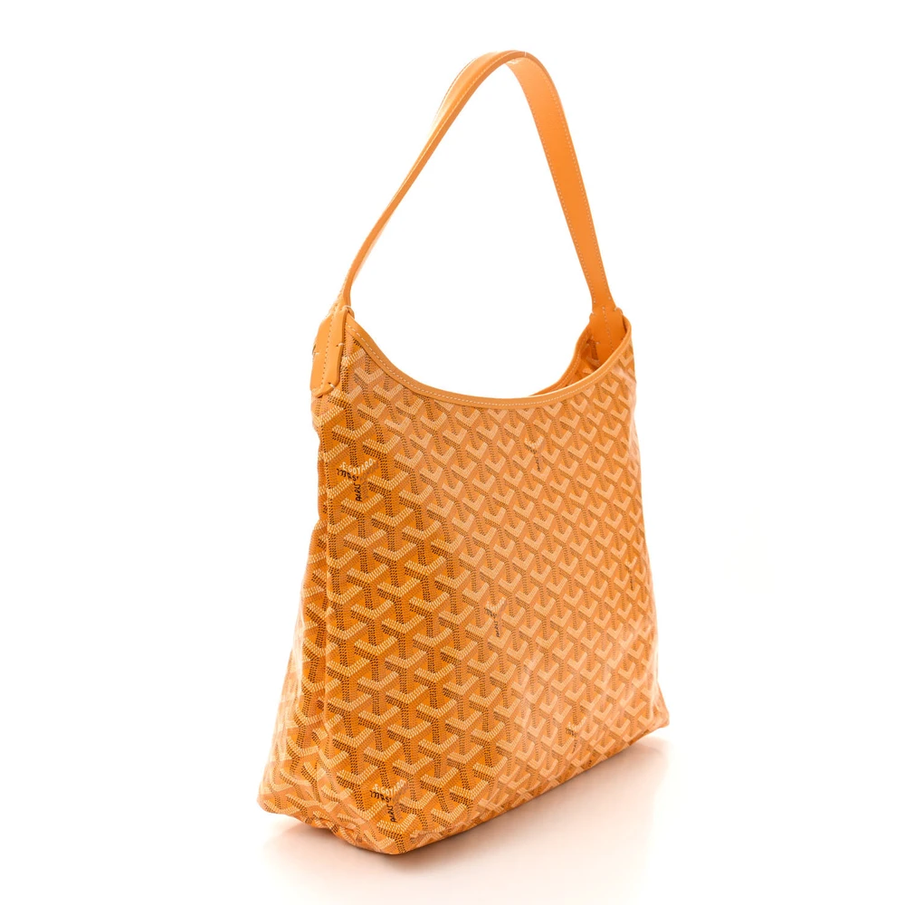 Goyard Yellow Goyardine Canvas Boheme Hobo PM Mirror Quality Replica - Image 6