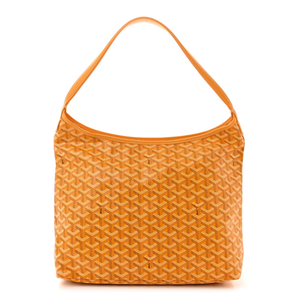 Goyard Yellow Goyardine Canvas Boheme Hobo PM Mirror Quality Replica