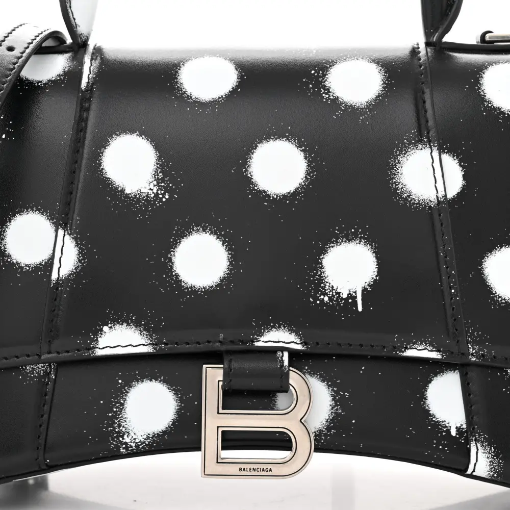 Superfake Balenciaga Polka Dot Hourglass Handbag – Shop Now - Image 9