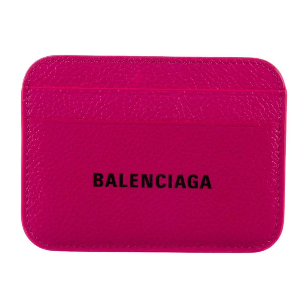 Pink Lambskin Replica Card Holder – Superfake Quality by Balenciaga