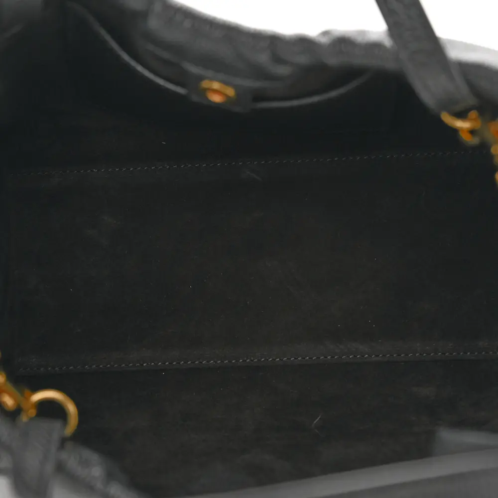 Mirror Quality Replica Celine Black Calfskin Cuir Triomphe Bag - Image 7