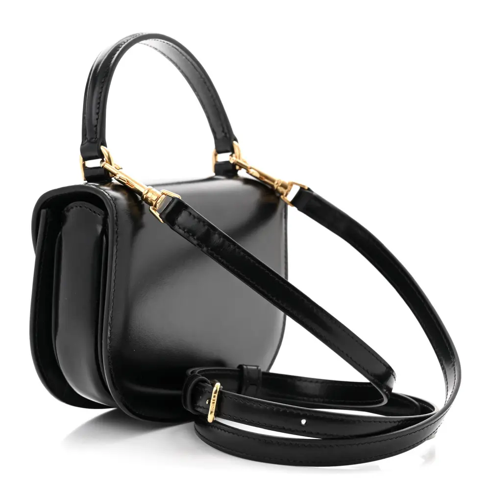Celine Triomphe Mini Besace Replica in Shiny Calfskin Leather - Image 3