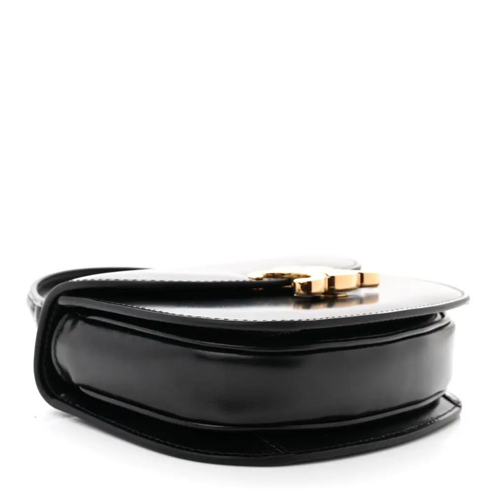 Celine Triomphe Mini Besace Replica in Shiny Calfskin Leather - Image 6