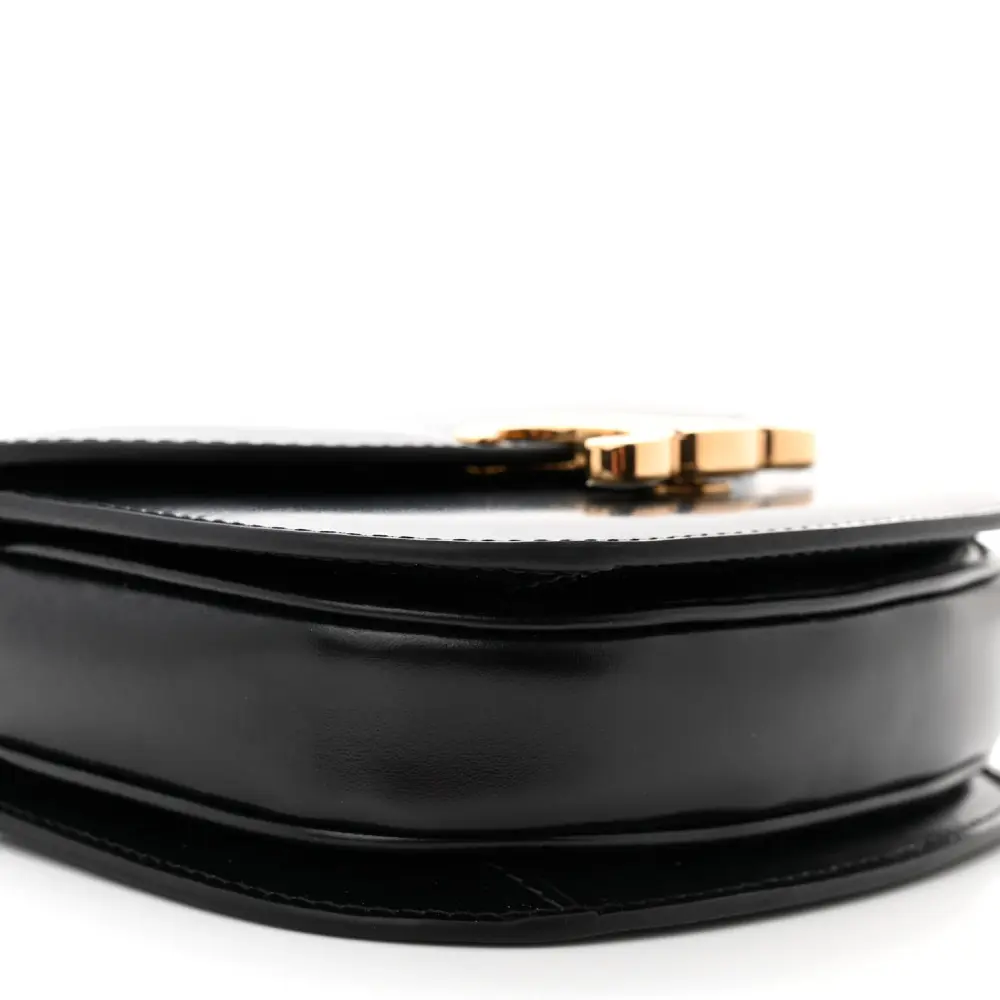 Celine Triomphe Mini Besace Replica in Shiny Calfskin Leather - Image 4