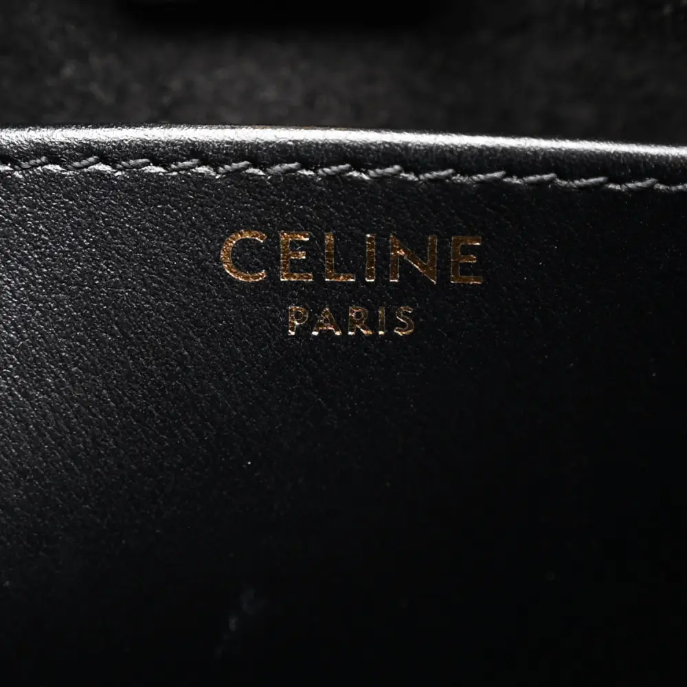 Black Calfskin Celine Replica Handbag – Mirror Quality Design - Image 2