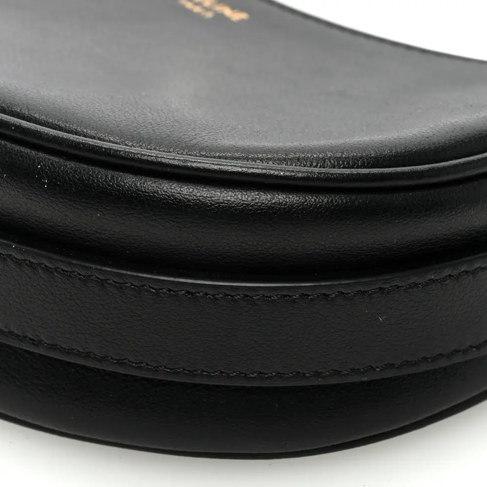 Celine Black Smooth Calfskin Leather Mini Ava Shoulder Bag Gold Hardware Replica - Image 5