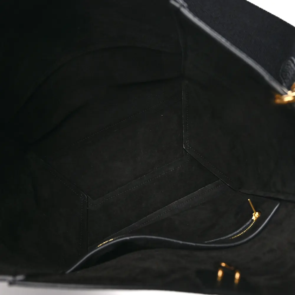 Replica Celine Black Soft Grained Calfskin Bucket Bag - Image 7