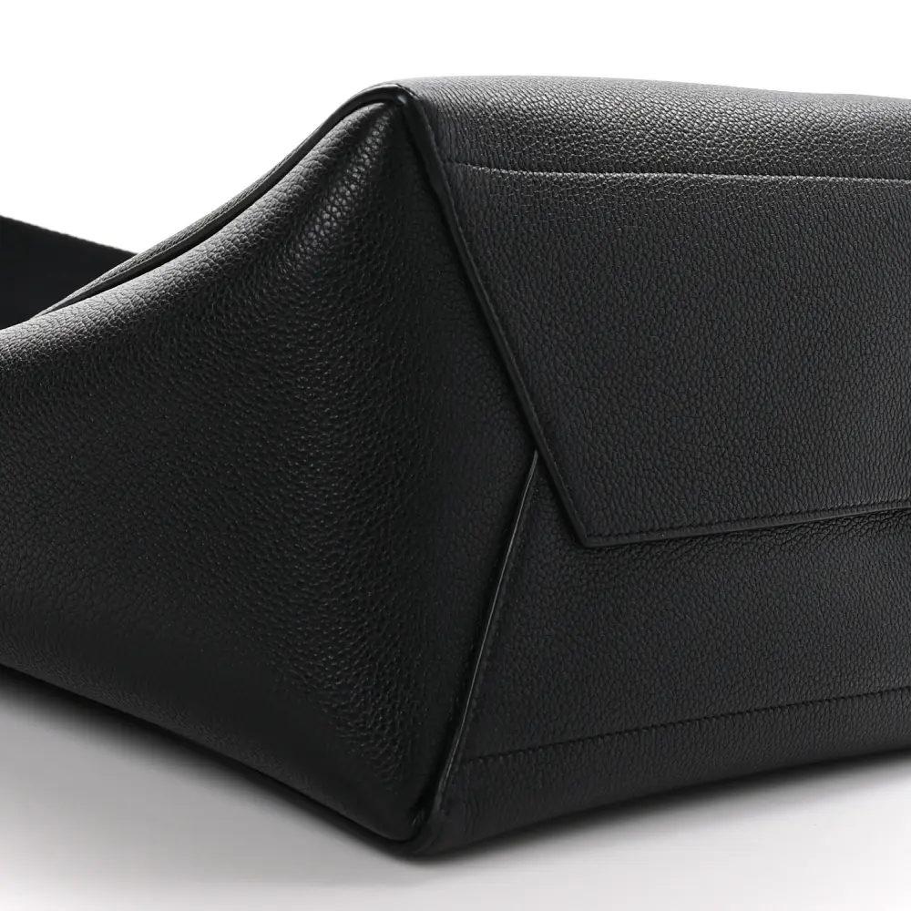 Replica Celine Black Soft Grained Calfskin Bucket Bag - Image 4