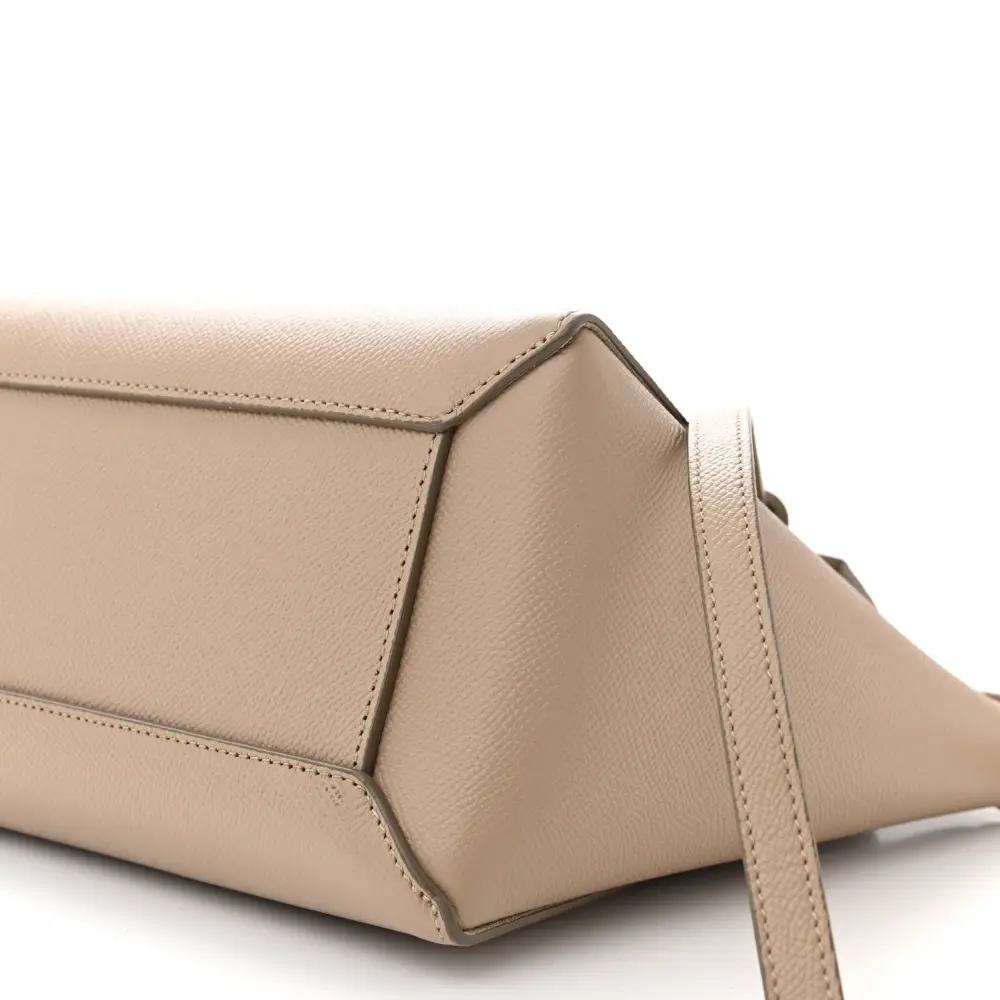Shop Mirror Quality Celine Micro Belt Bag Replicas in Light Taupe - Image 5