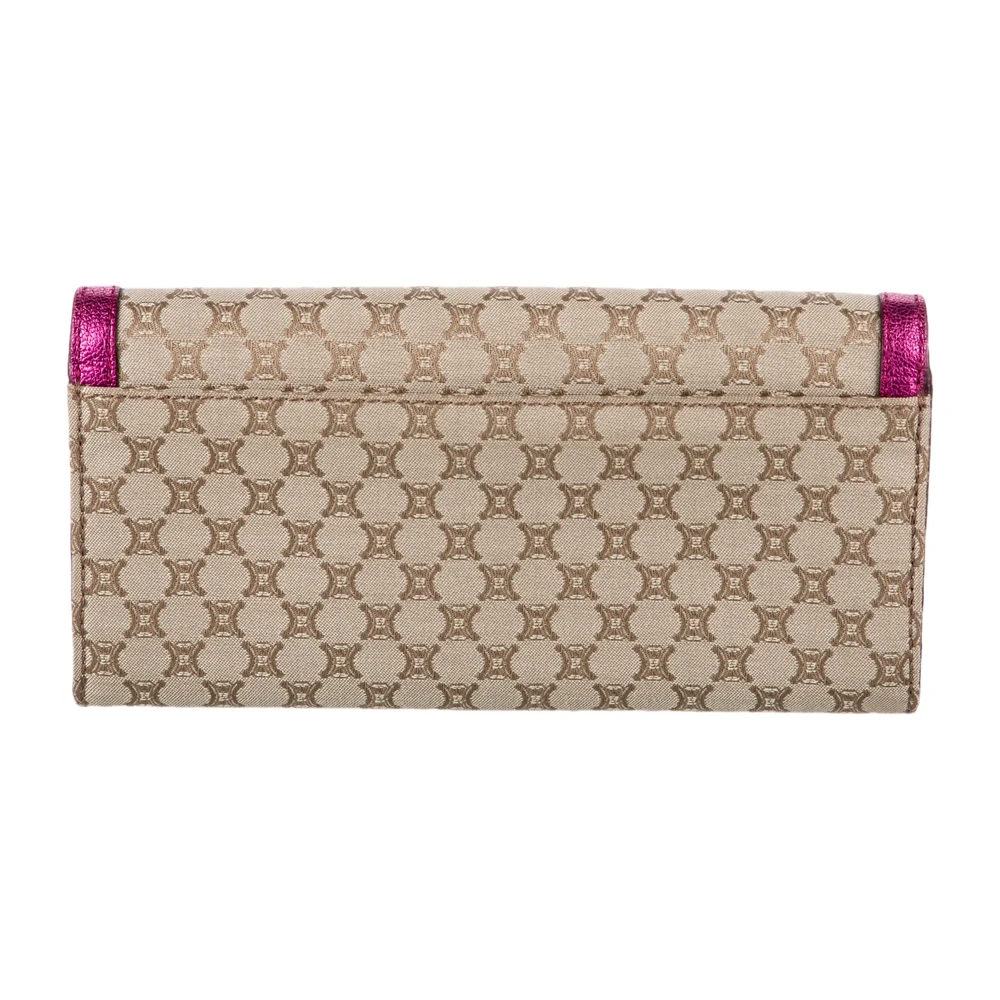 Shop Superfake Celine Continental Wallet in Neutral Pink - Image 2