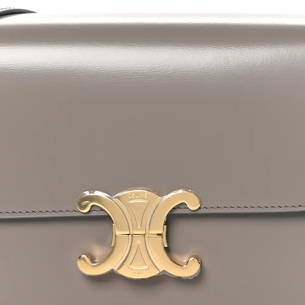Mirror Quality Replica Celine Triomphe Bag - Gold Hardware - Image 9