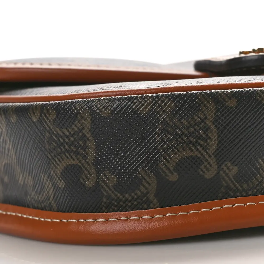 Tan Canvas & Leather Mini Besace Replica – Superfake Perfection - Image 3
