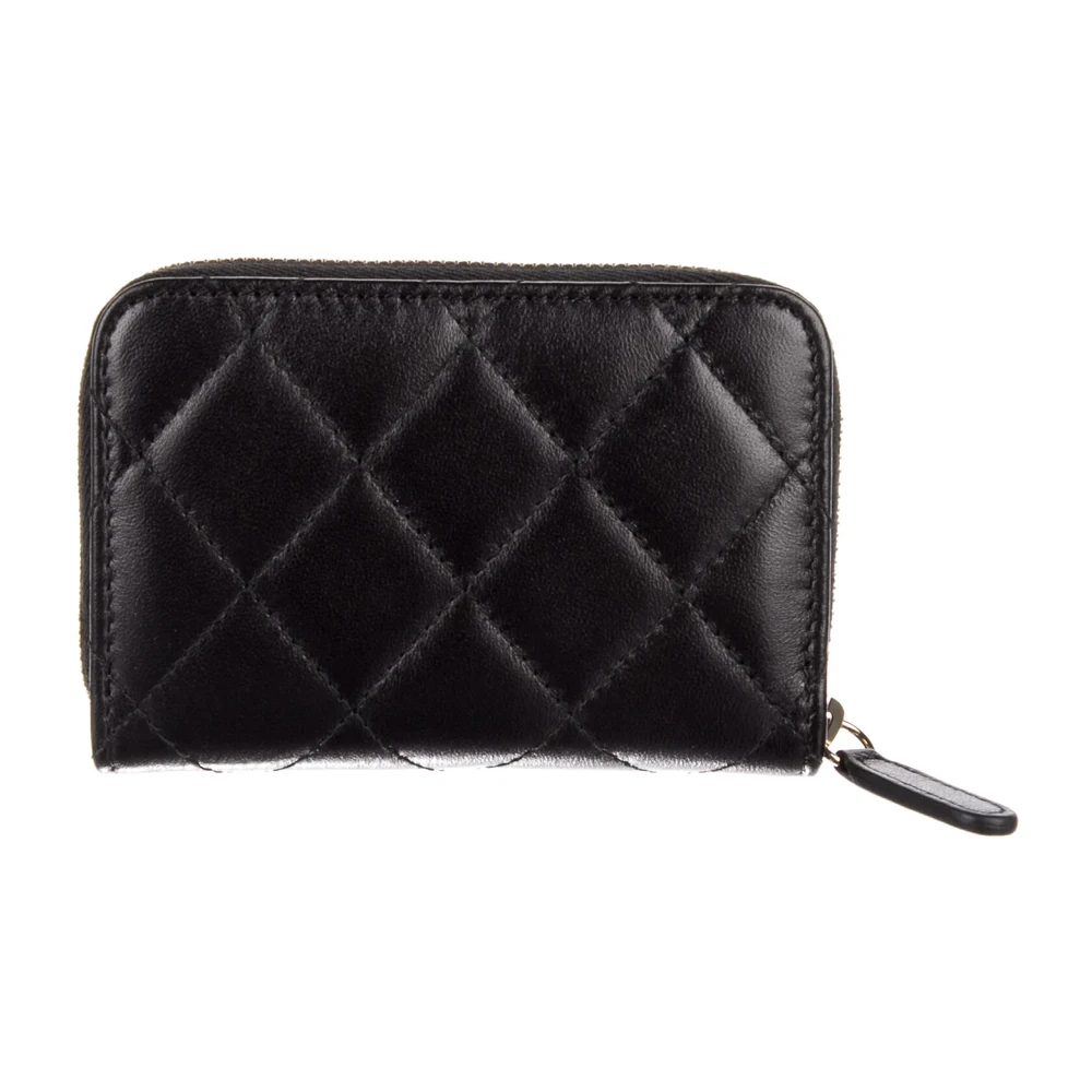 Chanel Black Calfskin Replica Wallet - Mirror Quality Design - Image 2