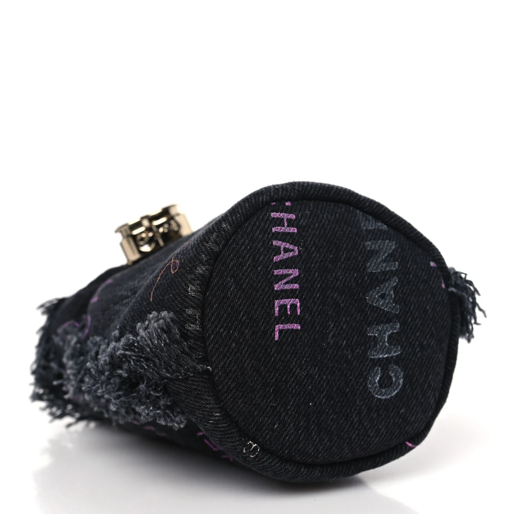 Chanel Replica Quilted Denim Mini Bucket Bag – Mirror Quality - Image 6