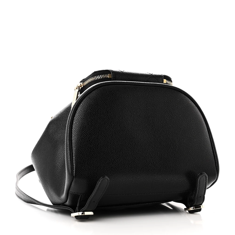 Mirror Quality Replica Chanel Quilted Caviar Leather Backpack - Image 5