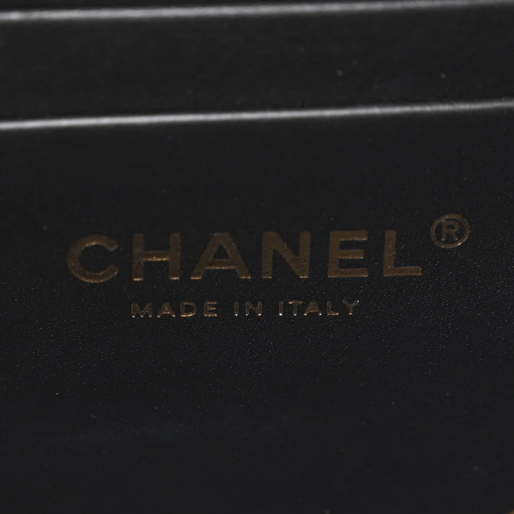 Chanel Black Quilted Caviar Mini CC Camera Case – Mirror Quality Replica - Image 2