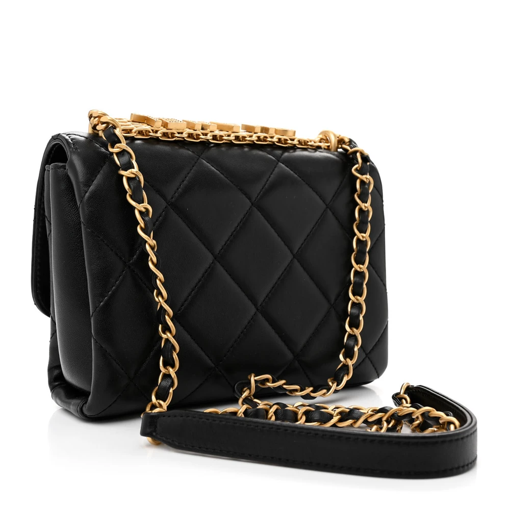 Chanel Black Quilted Flap Bag Replica - Mirror Quality Guaranteed - Image 3