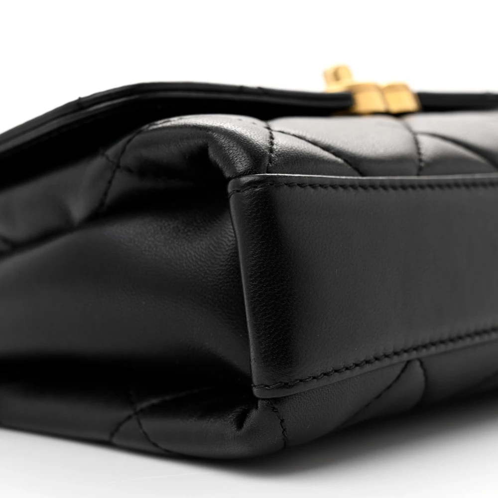 Chanel Black Quilted Flap Bag Replica - Mirror Quality Guaranteed - Image 5