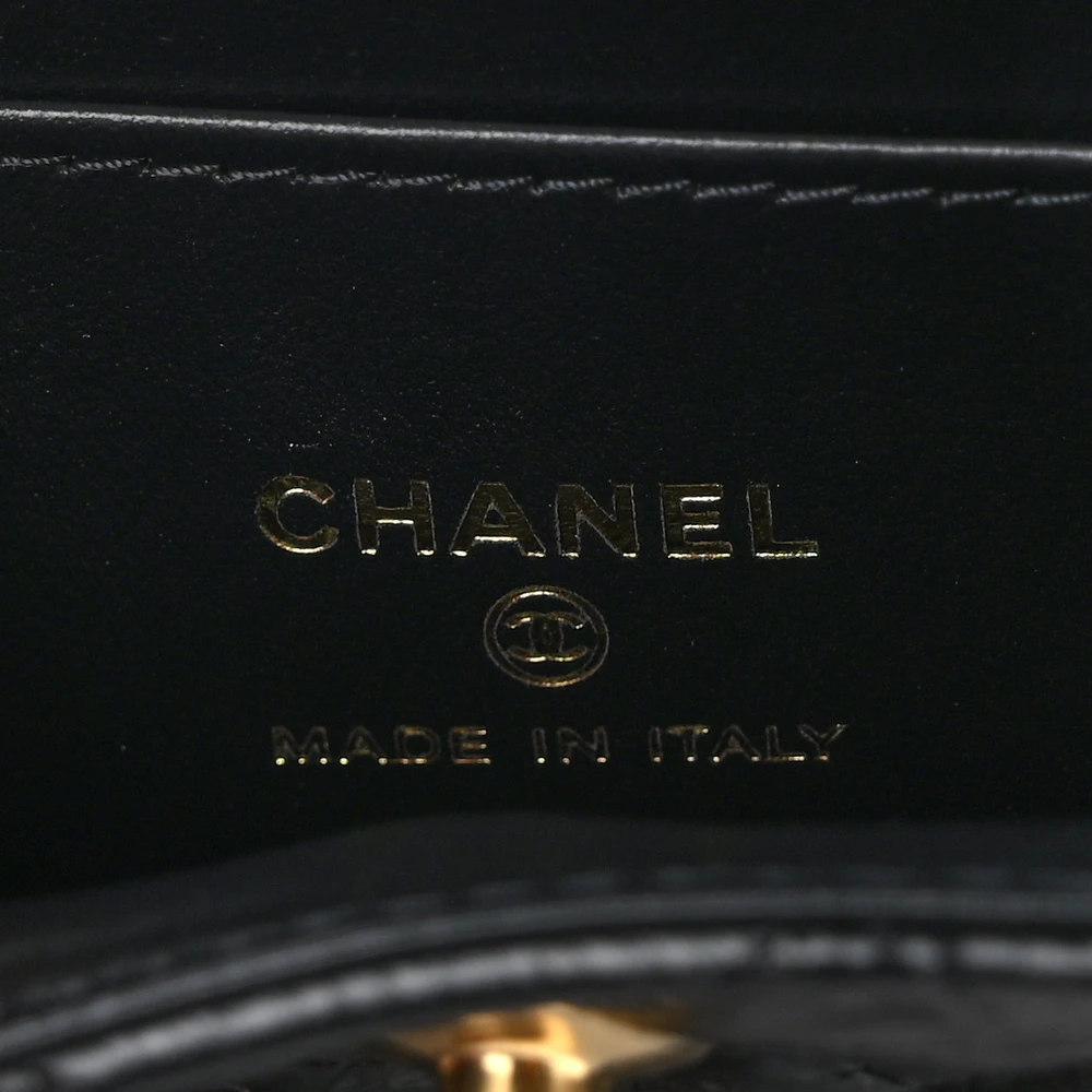 Chanel Black Quilted Calfskin Nano Shopper – Mirror Quality Replica - Image 2