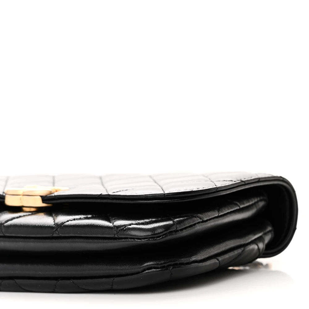 Chanel Replica Phone Holder – Mirror-Quality Black Quilted Elegance - Image 5