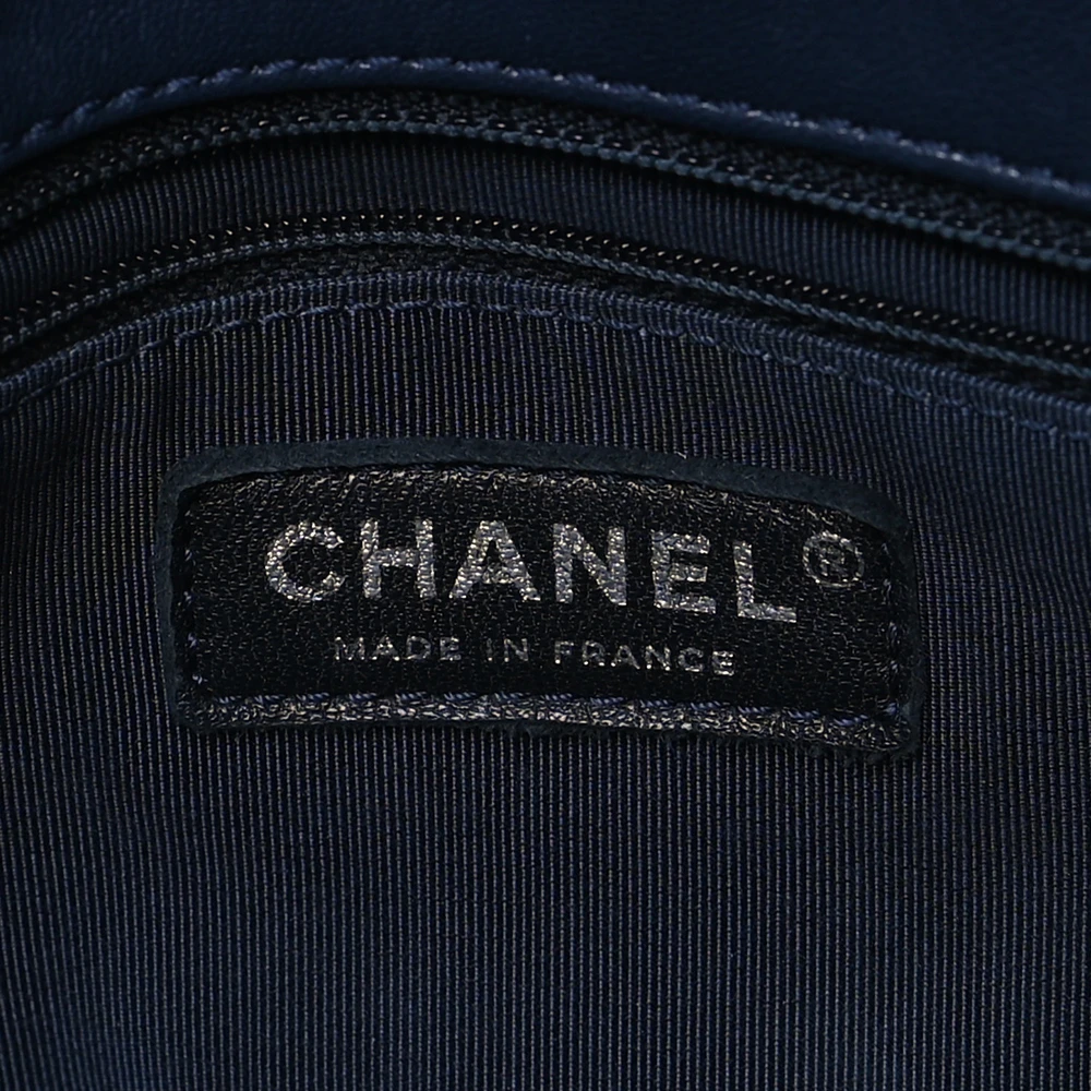 Chanel Dark Navy Sheepskin Replica Handbag – Mirror Quality - Image 2