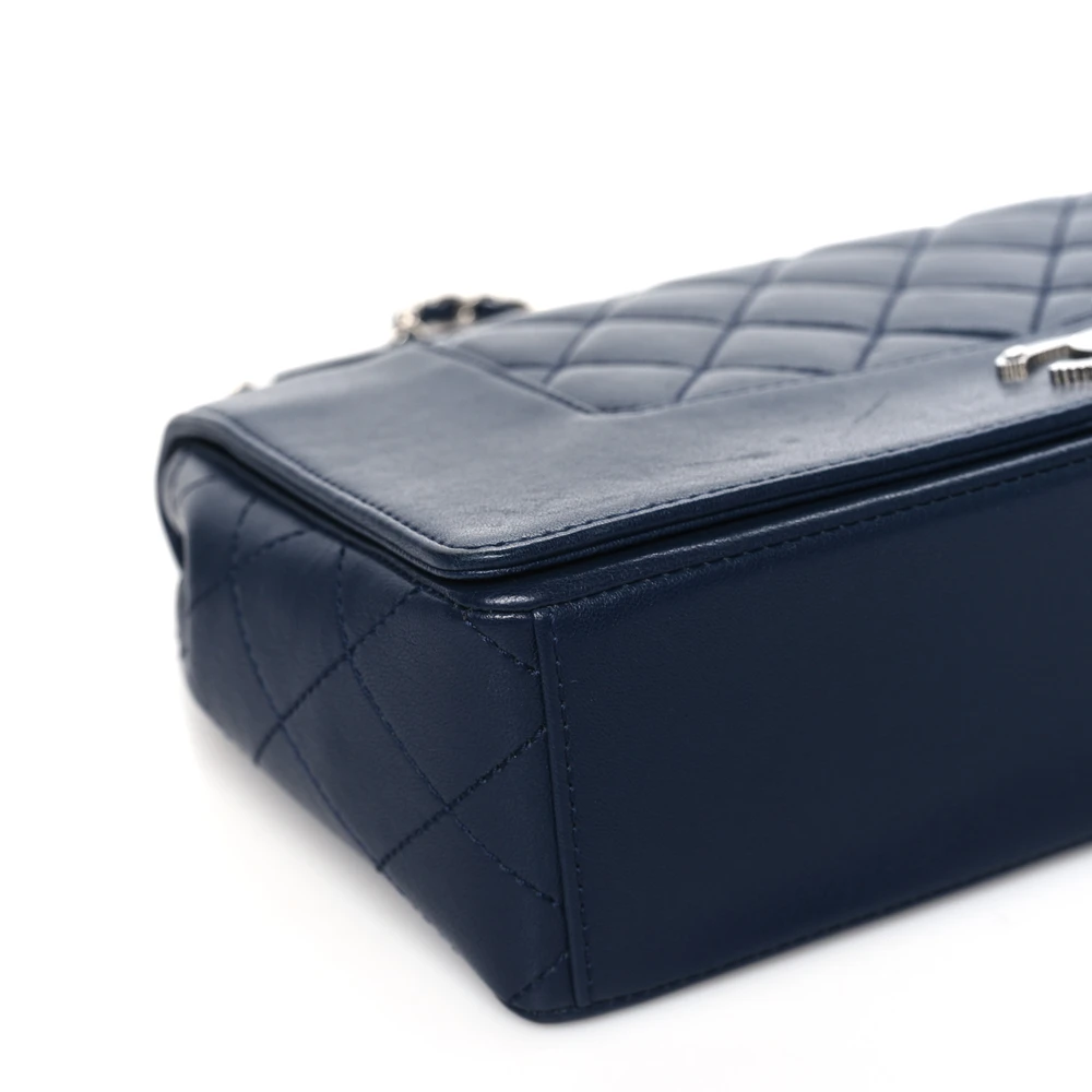 Chanel Dark Navy Sheepskin Replica Handbag – Mirror Quality - Image 5