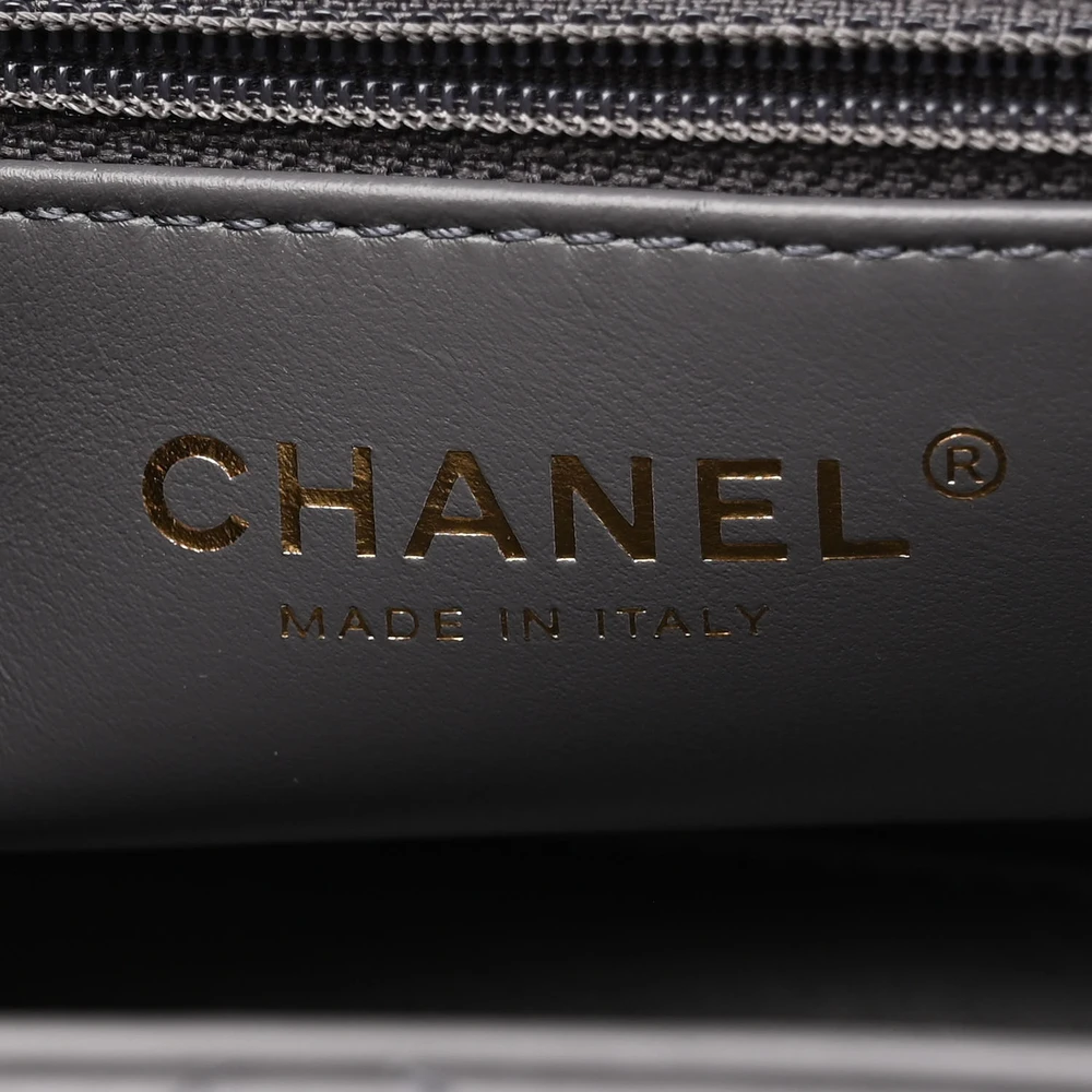 Mirror Quality Chanel Grey Quilted Nano Kelly Shopper Replica - Image 2