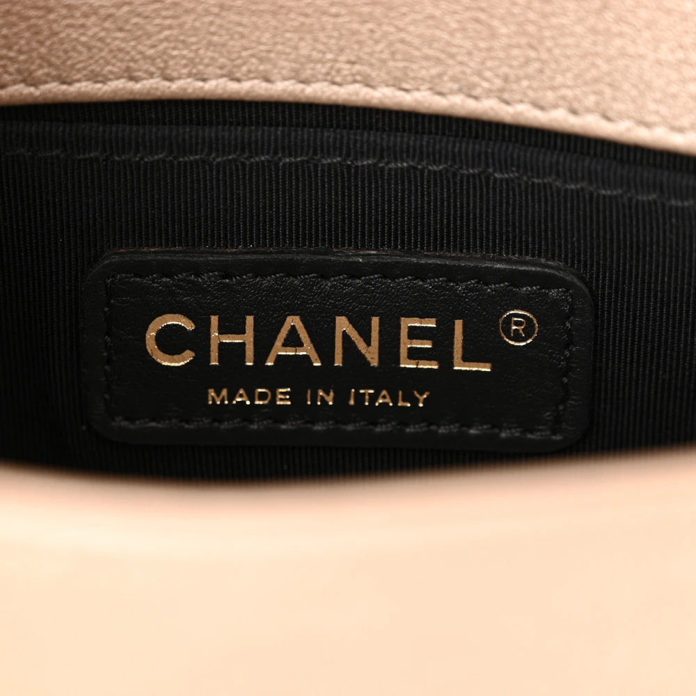 Chanel Boy Replica Bag – Metallic Gold with Aged Gold Hardware - Image 2