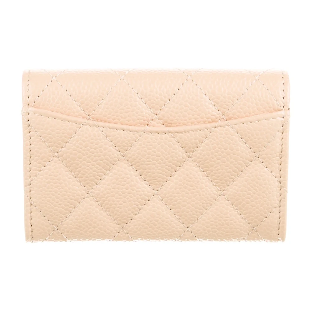 Chanel Neutrals Quilted Wallet – Mirror Quality Replica - Image 2