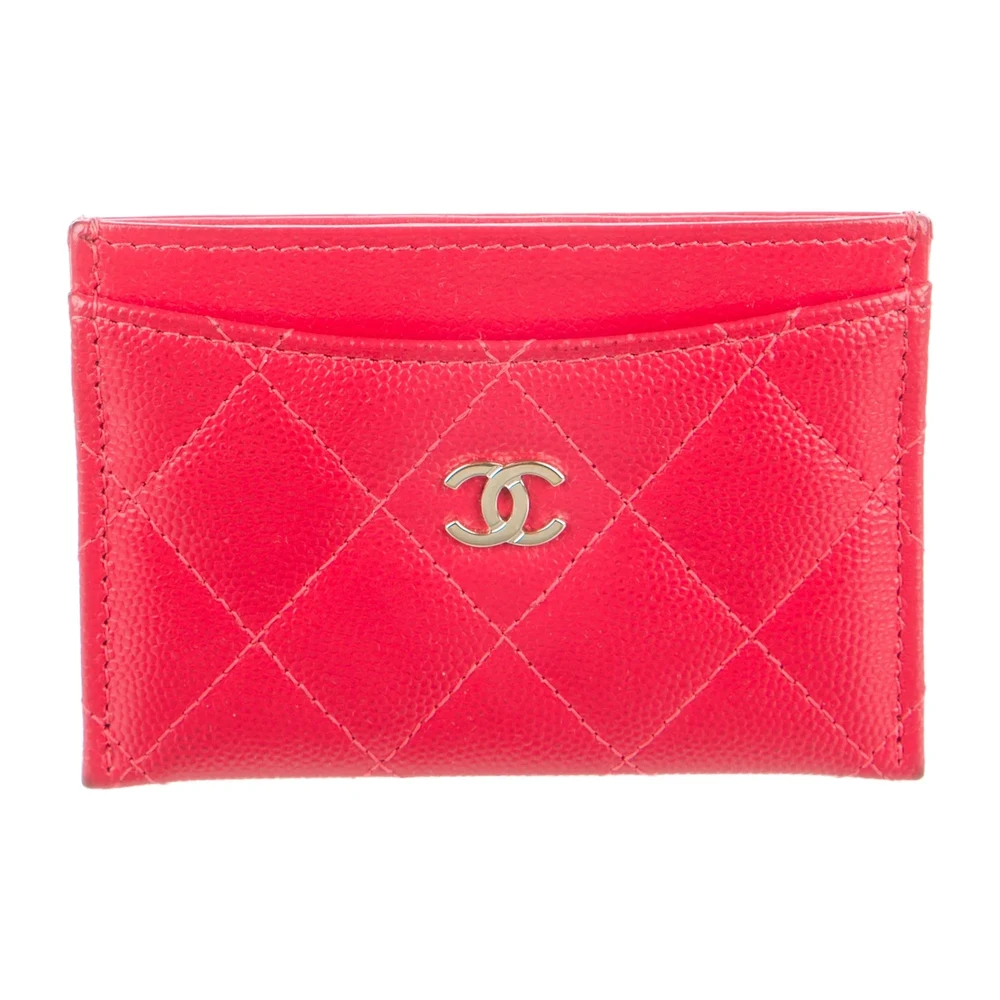 Mirror Quality Replica Chanel Red Quilted Lambskin Card Holder