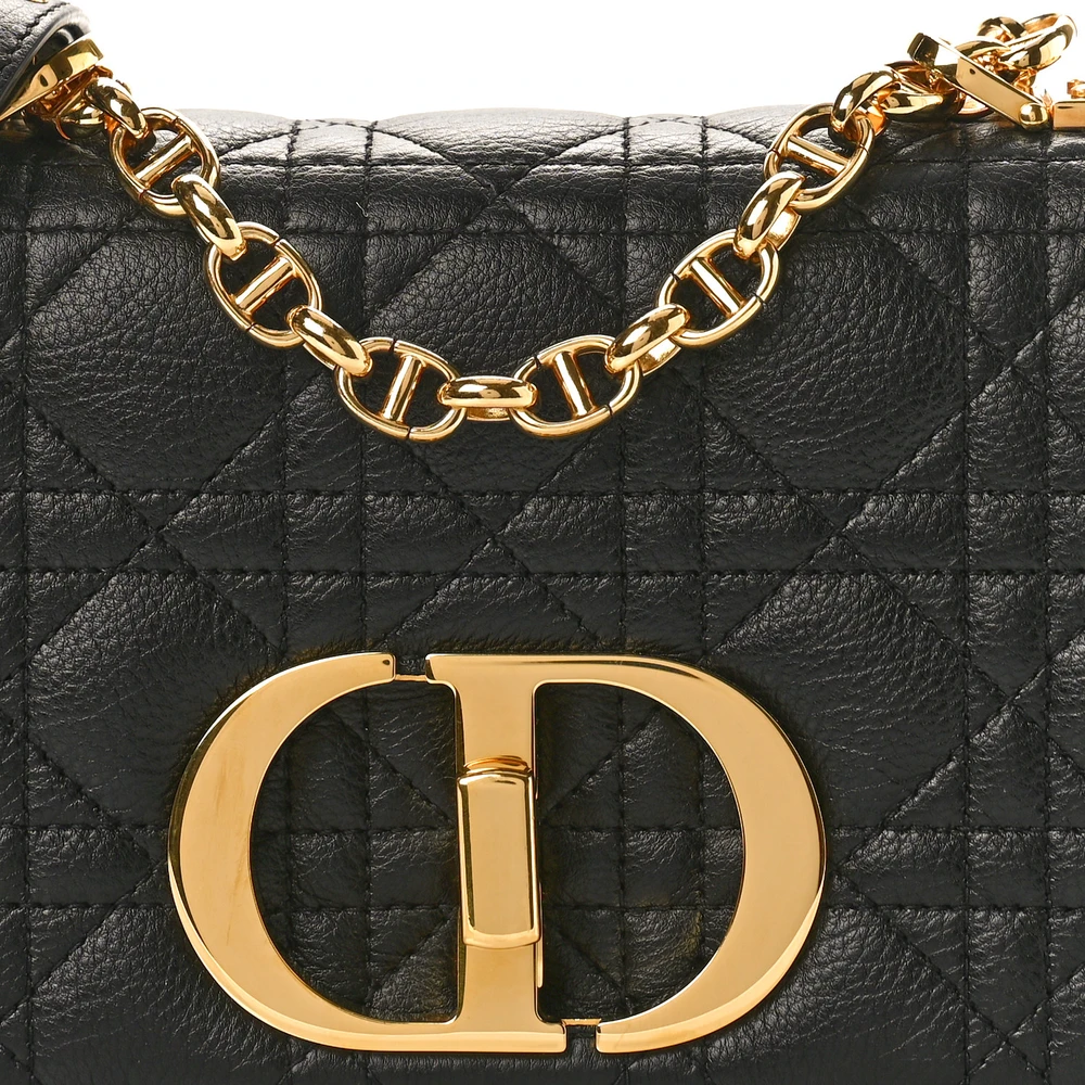Top Quality Dior Replica Handbags – Black Cannage & Gold Hardware - Image 7