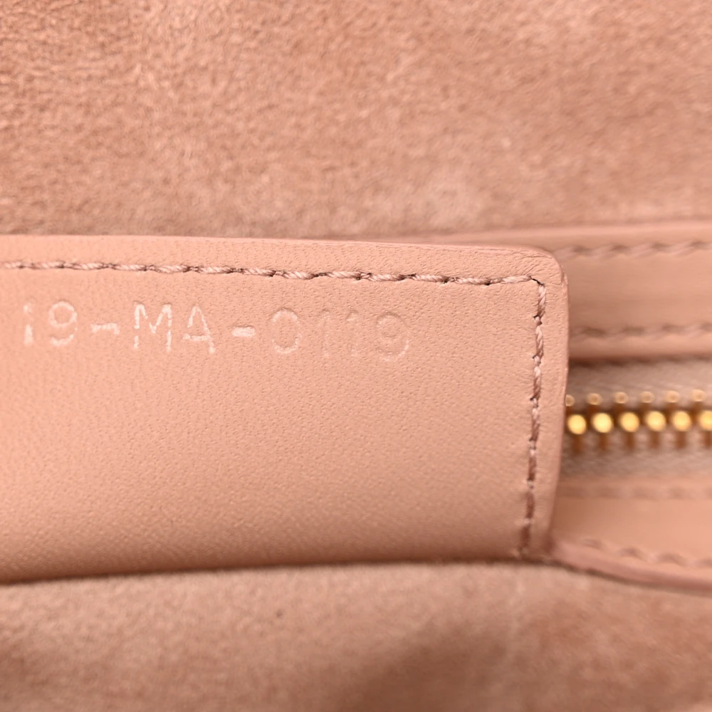 Dior Blush Ultra Matte Calfskin Leather Medium Saddle Bag Matte Beige Hardware Reps - Image 9