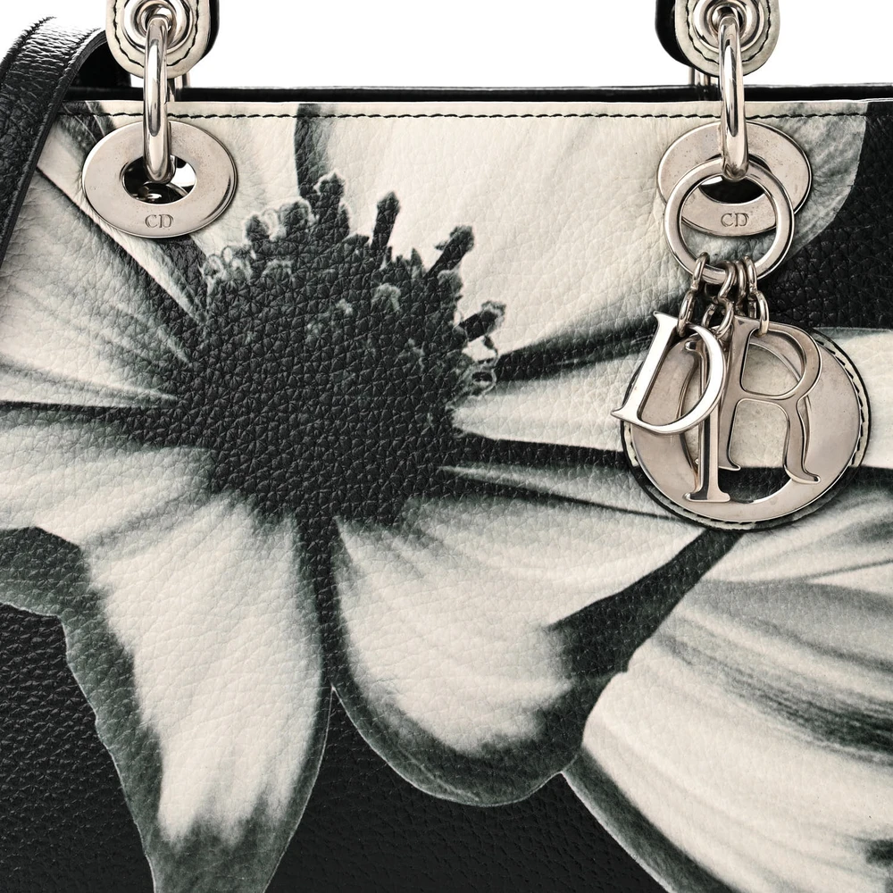 Mirror Quality Dior Green Floral Lady Bag Replica - Image 8