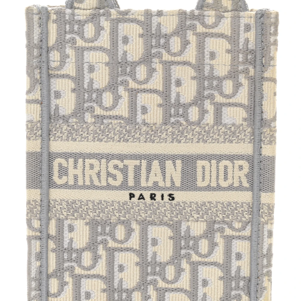 Mirror-Quality Dior Grey Mini Book Tote Replica Handbag - Image 7
