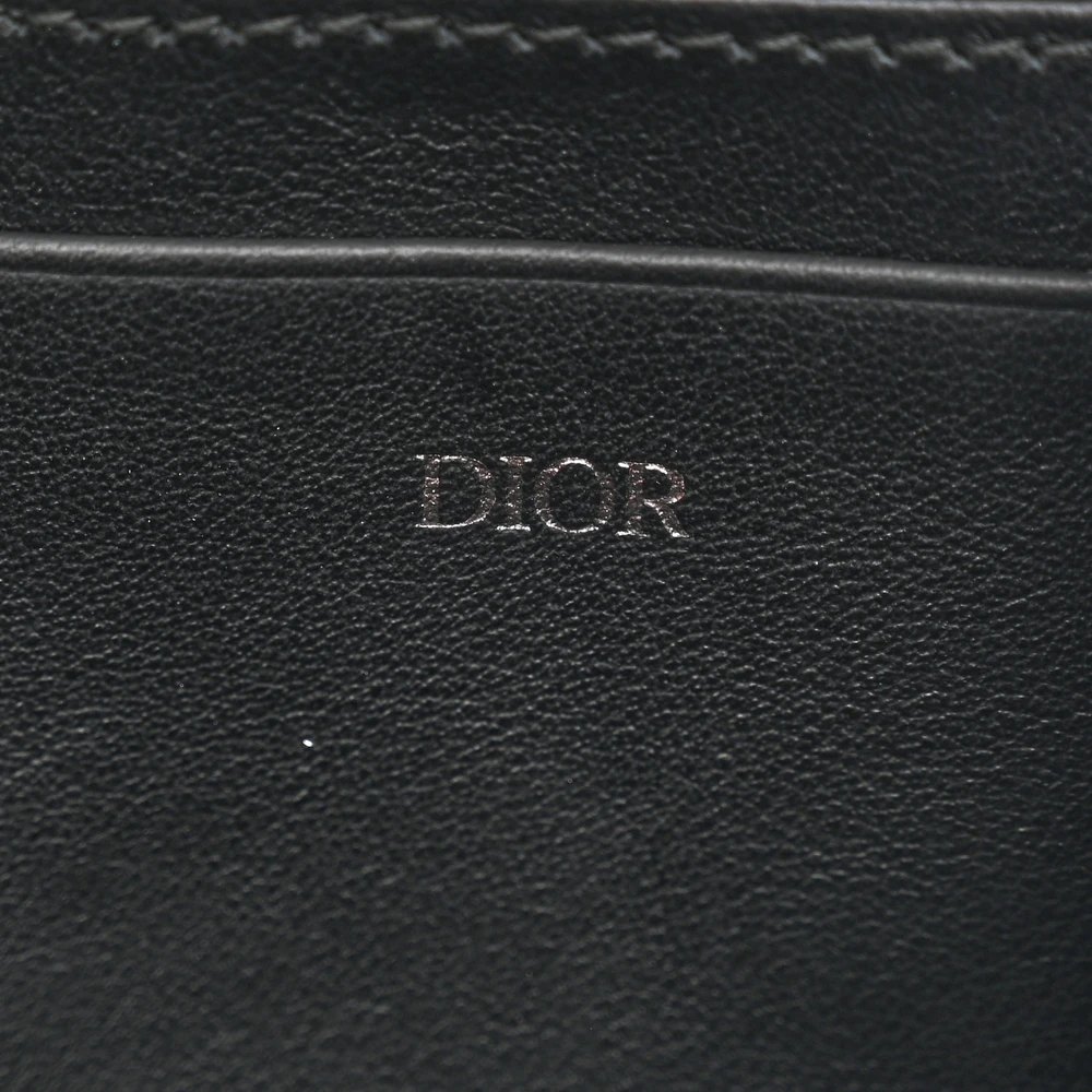Get Dior Navy Oblique Canvas Mini Pouch – Superfake Perfection - Image 2