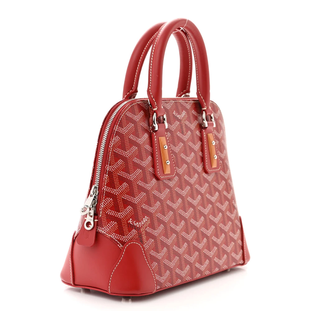 Mirror Quality Replica Goyard Mini Vendôme Bag in Red Canvas - Image 2