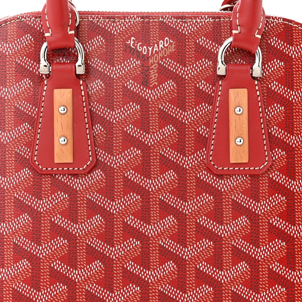 Mirror Quality Replica Goyard Mini Vendôme Bag in Red Canvas - Image 7