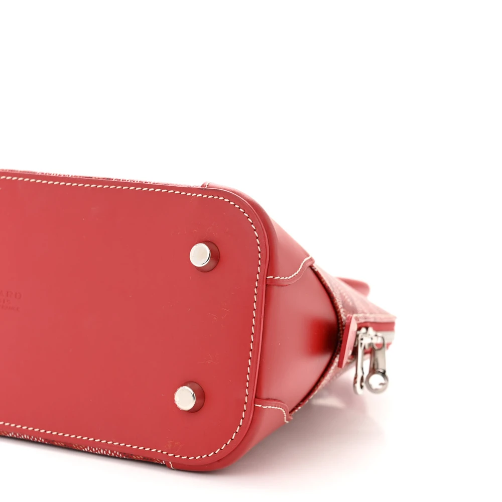 Mirror Quality Replica Goyard Mini Vendôme Bag in Red Canvas - Image 3