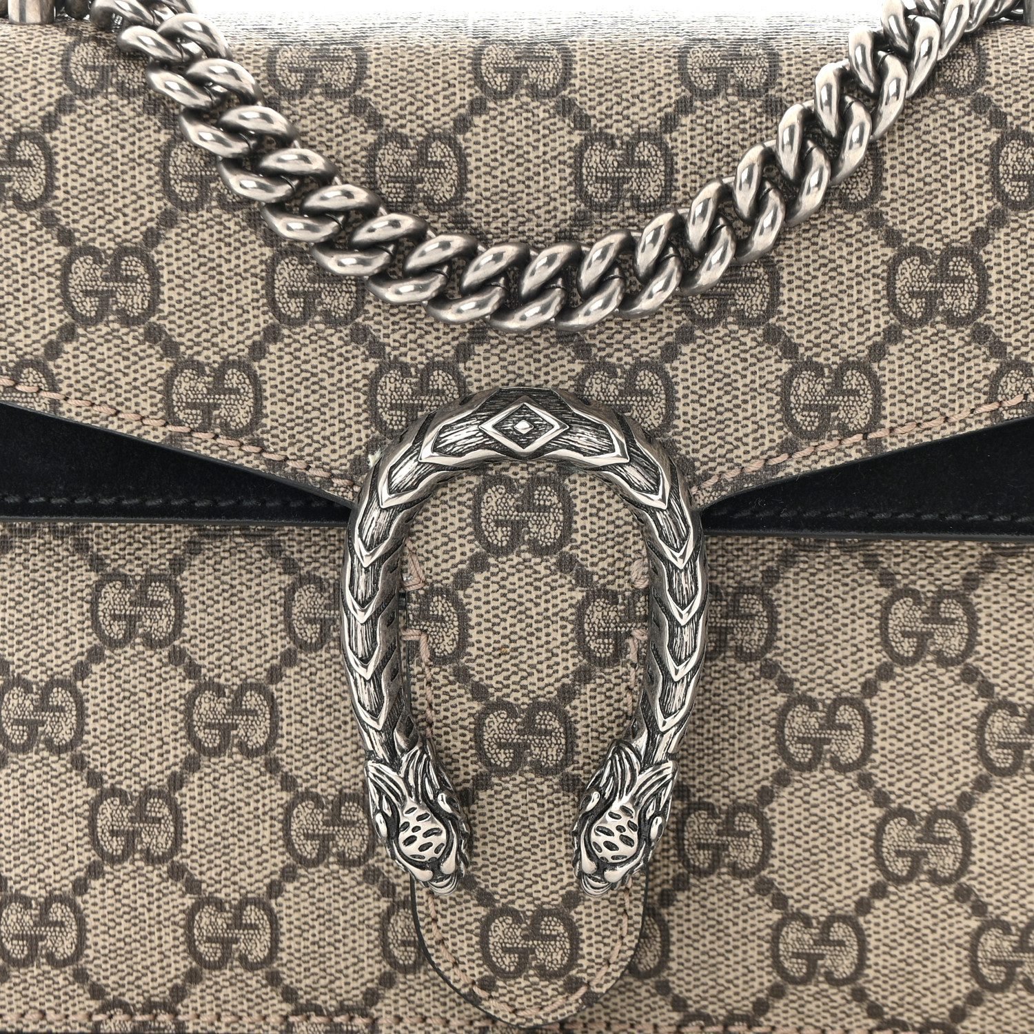 Superfake Gucci Mini Dionysus Bag with Perfect GG Supreme Canvas - Image 8