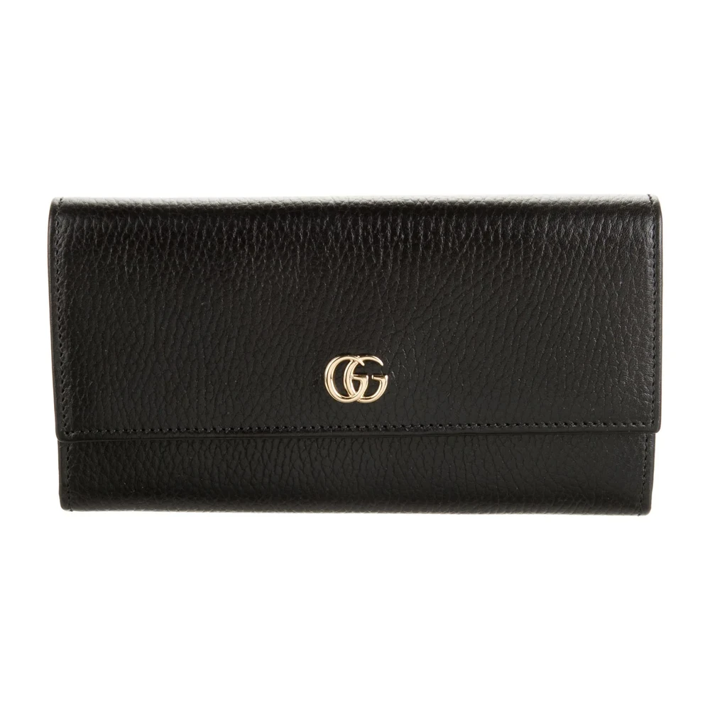 Mirror-Quality Gucci Wallet – Grained Leather & Print Perfection