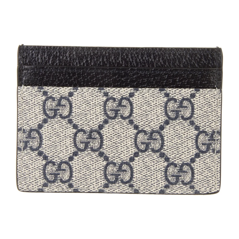 Blue GG Monogram Replica Card Holder by Gucci - Image 2