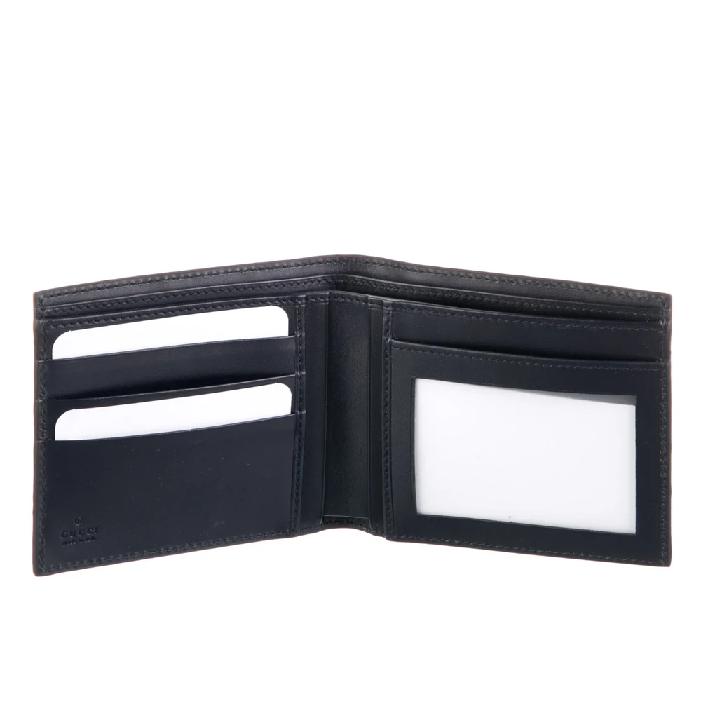 Mirror Quality Replica Gucci Calfskin Bifold Wallet in Blue - Image 3