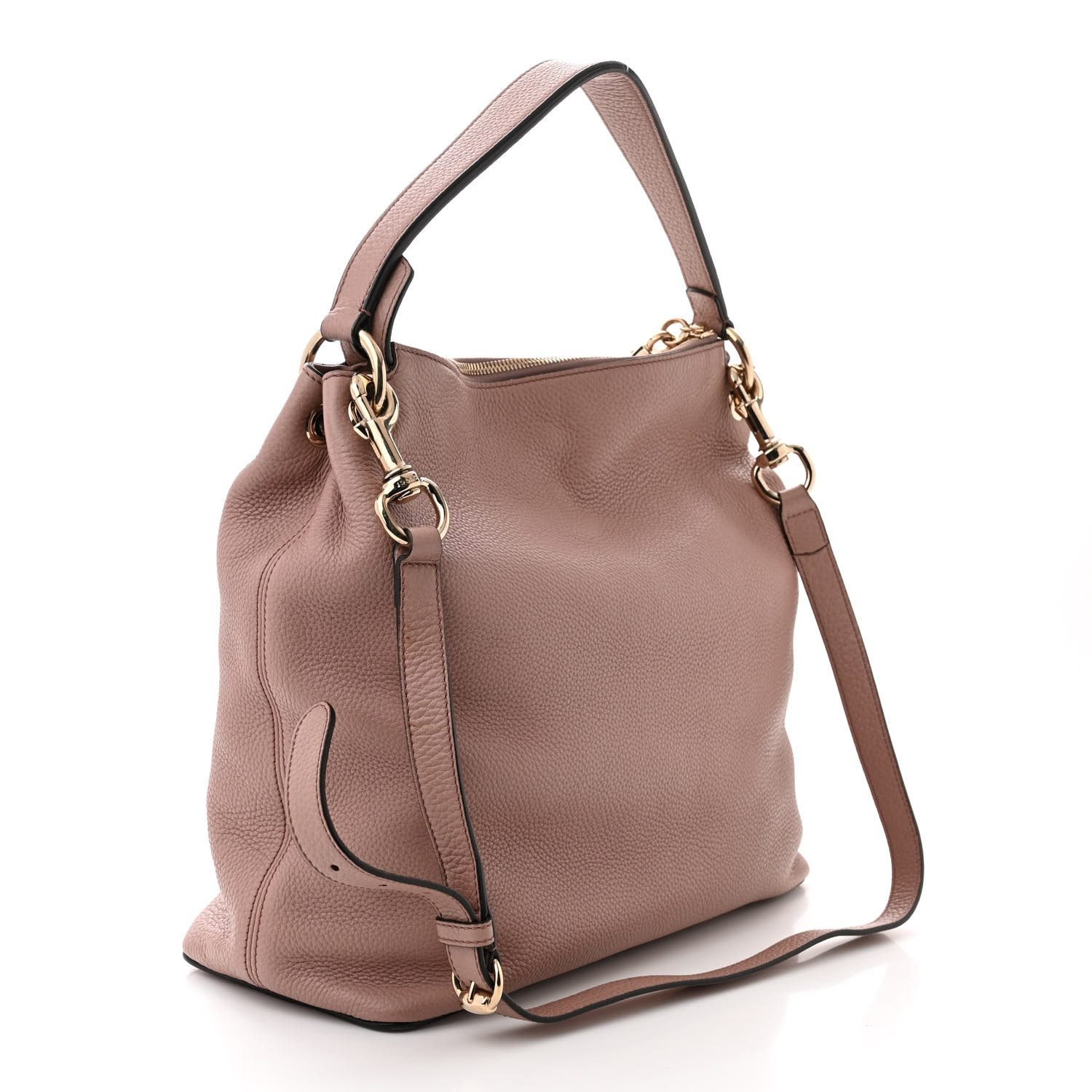 Mirror Quality Replica Gucci Soho Hobo with Pebbled Leather - Image 3