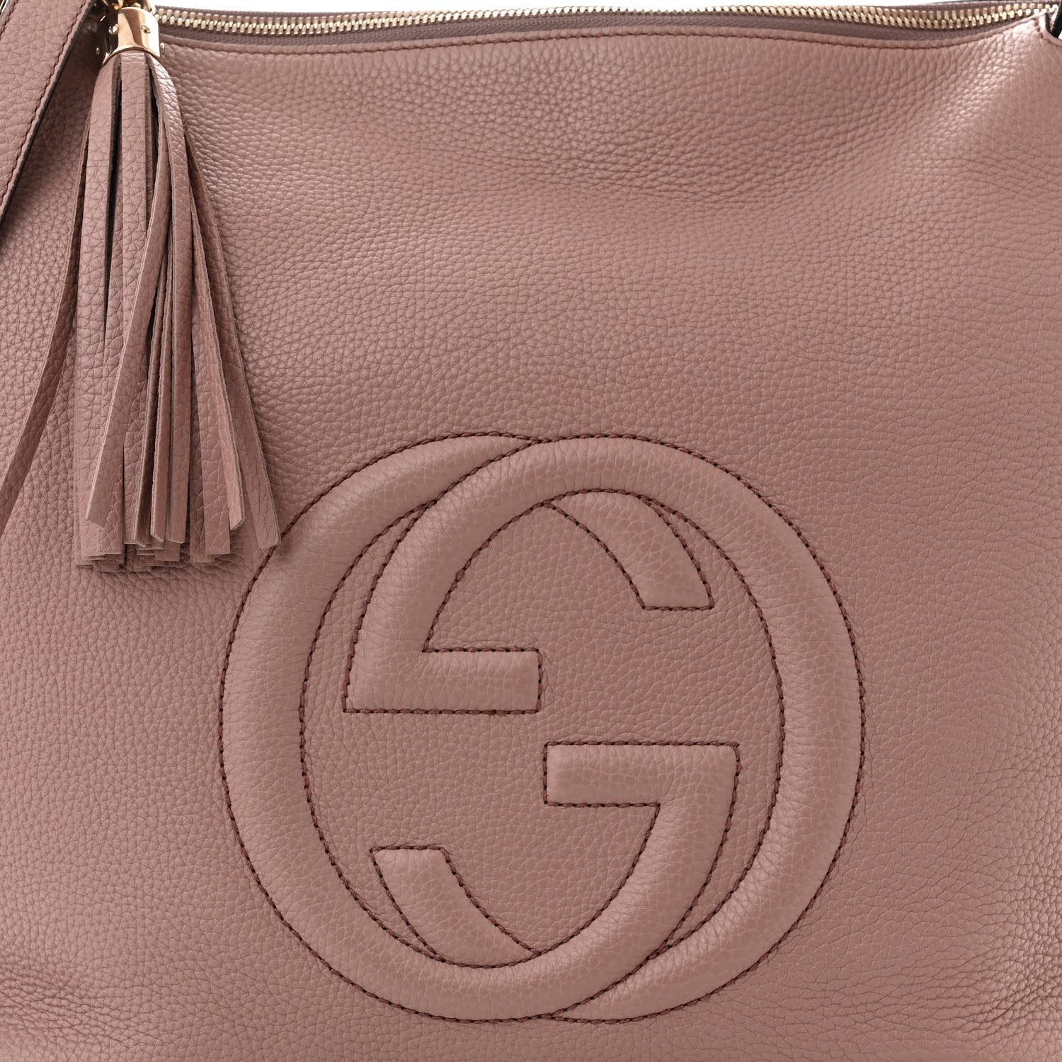 Mirror Quality Replica Gucci Soho Hobo with Pebbled Leather - Image 8