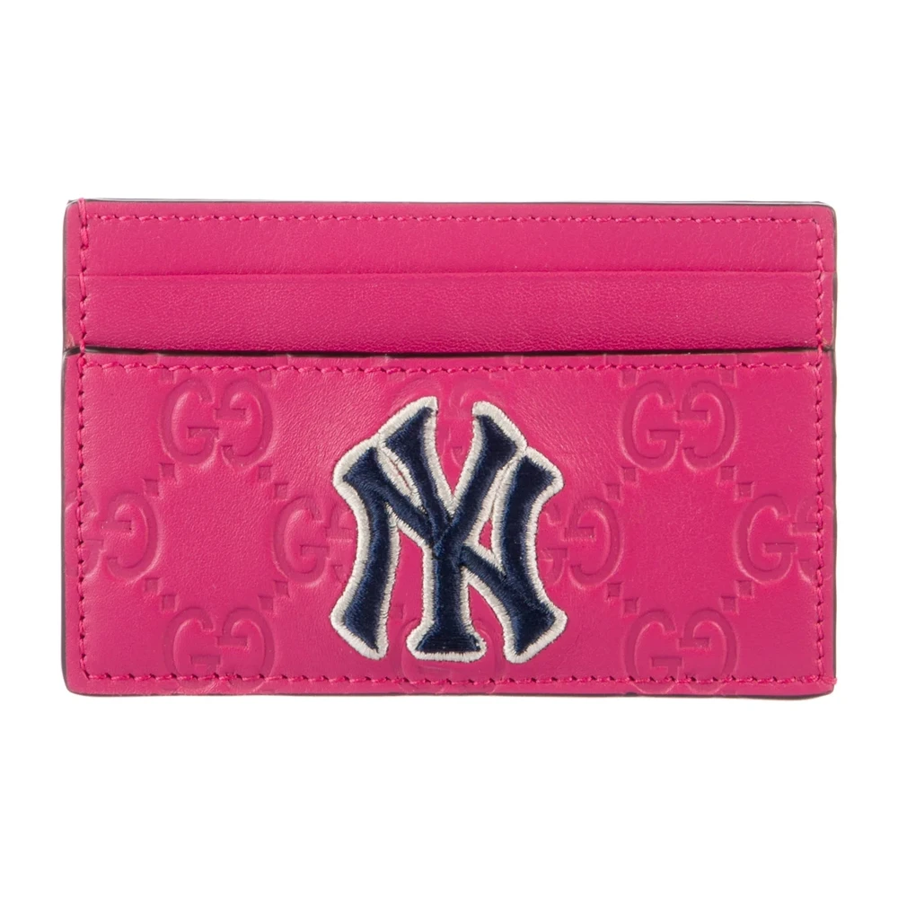 Gucci Pink GG Canvas Card Holder – Stunning Mirror Quality Replica