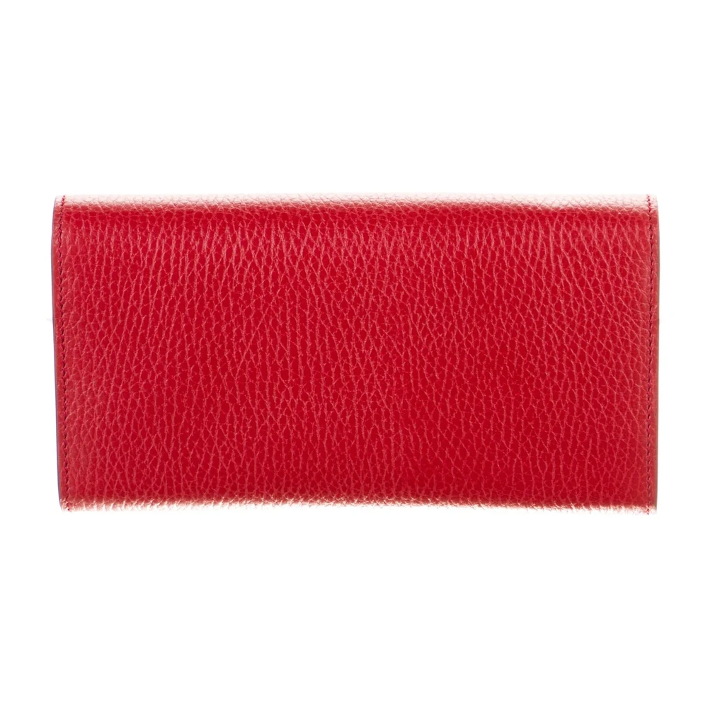 Superfake Gucci Interlocking G Wallet – Red Leather Finish - Image 2