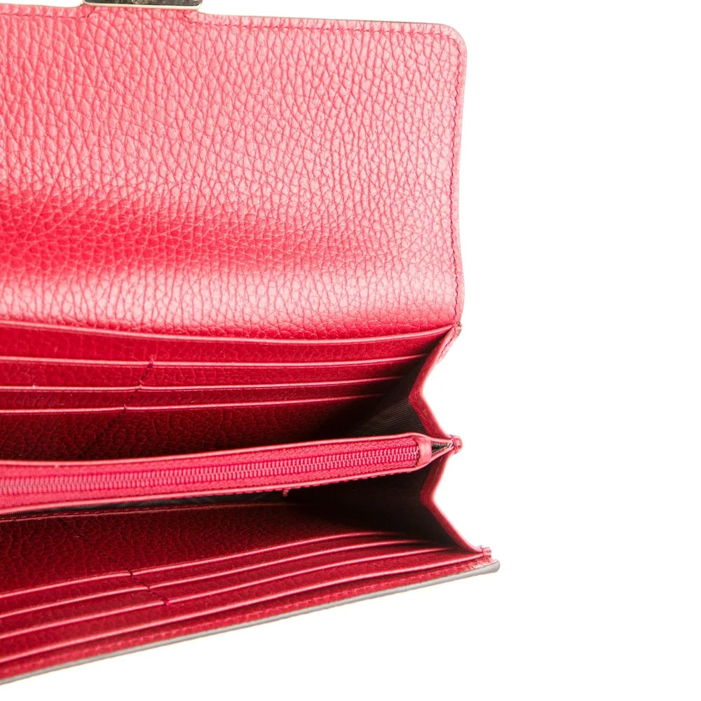 Superfake Gucci Interlocking G Wallet – Red Leather Finish - Image 3