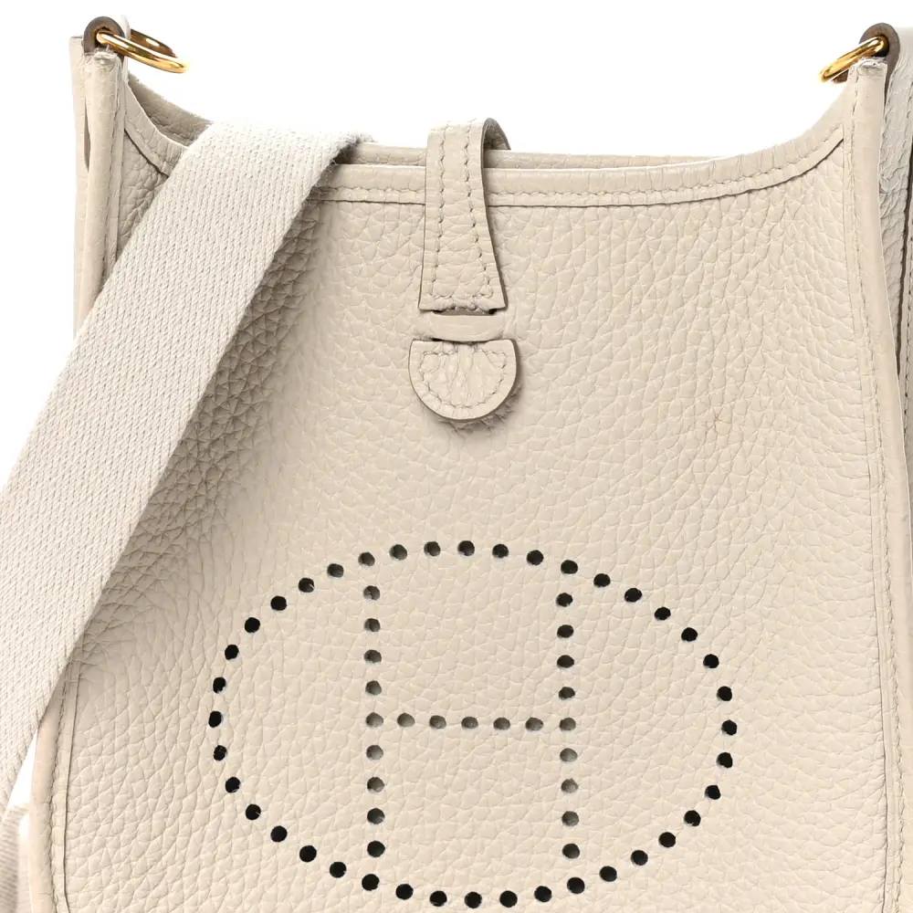Hermès Béton Taurillon Clemence Leather Amazone Evelyne TPM Palladium Hardware High-quality Replica - Image 9