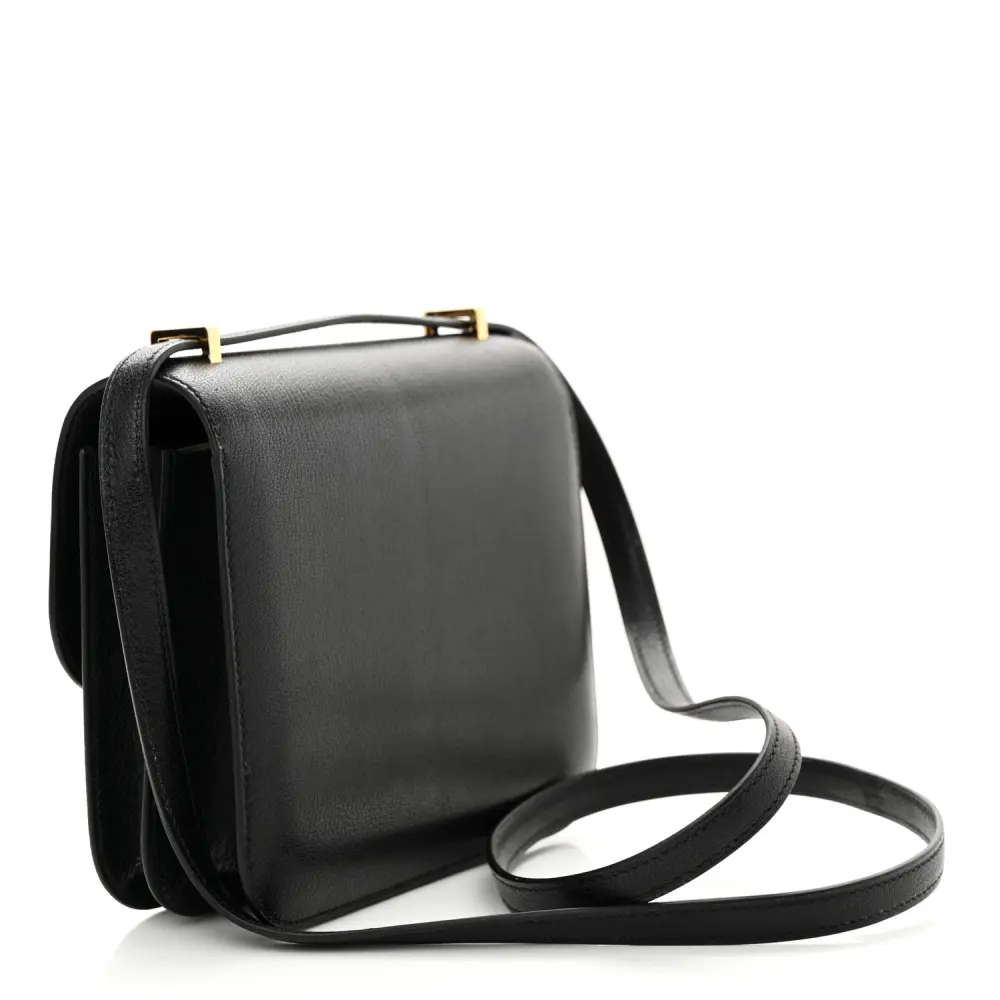 Hermès Black Chèvre Mysore Leather Constance 18 Rose Gold Hardware High-quality Replica - Image 4