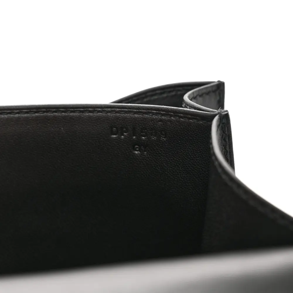 Hermès Black Ombre Veau Monsieur & Lizard Leather Constance 18 Palladium Silver Hardware Reps - Image 8